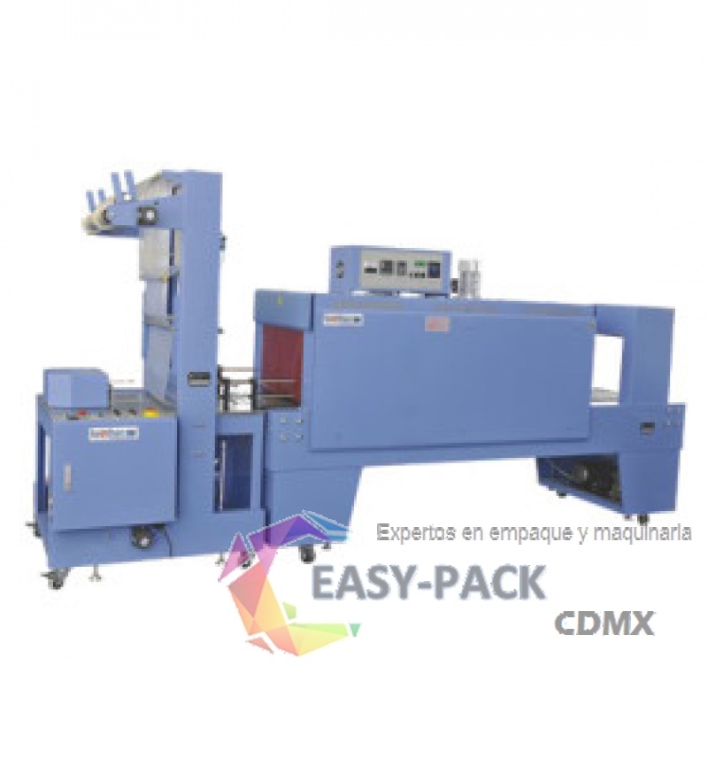 Envolvedora de Cortina semiautomatica y Tunel de Calor 