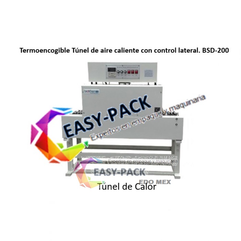 Termoencogible Tunel de aire caliente con control lateral. BSD-200