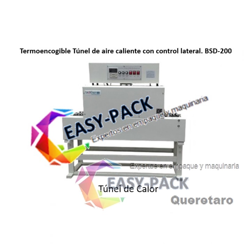Termoencogible Tunel de aire caliente con control lateral. BSD-200