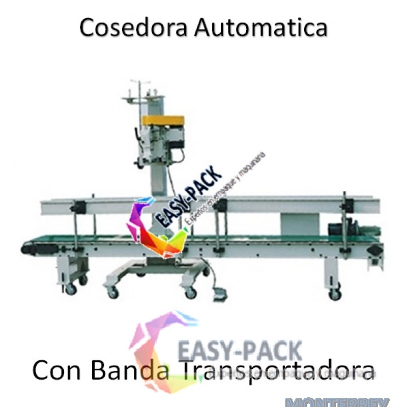Cosedora de Sacos Automática con Transportador