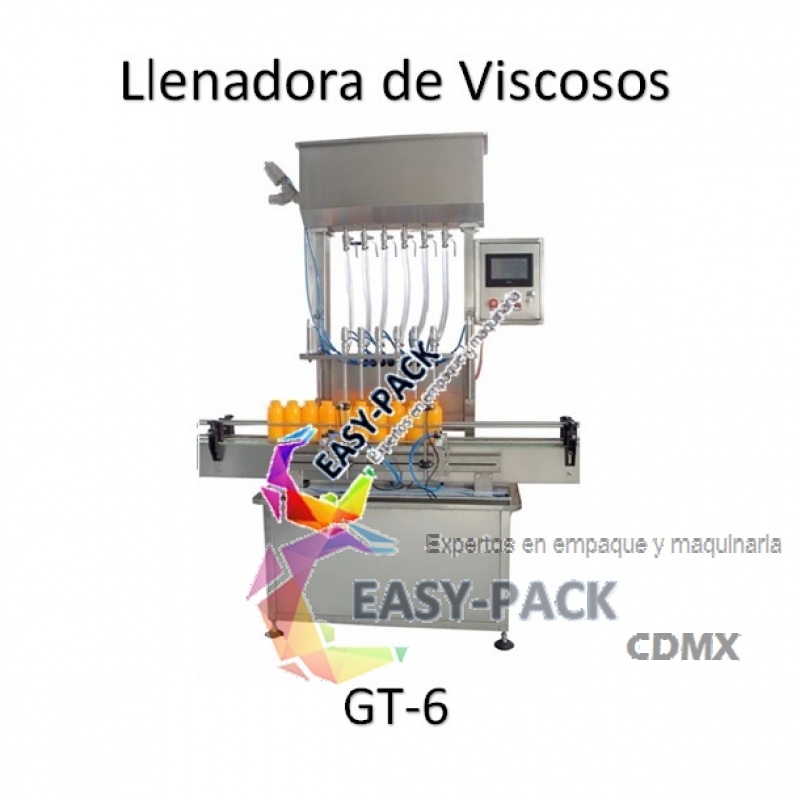 Llenadora Automática Seis Boquillas para Viscosos GT-6 