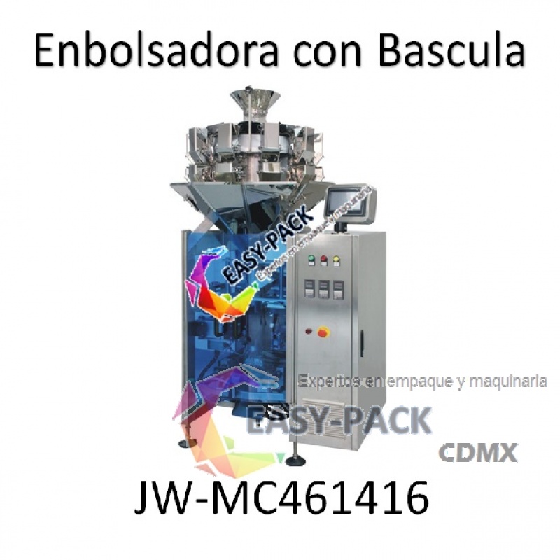 Embolsadora con Bascula 2 en 1 de 14 Boquets 1.6L