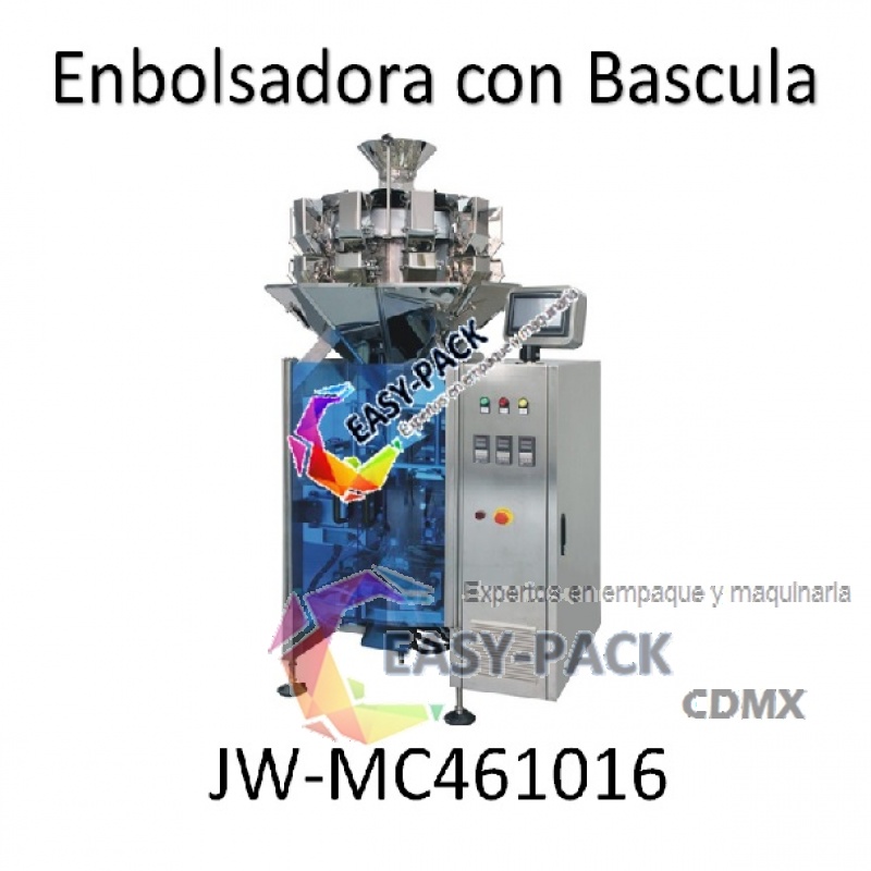 Embolsadora con Bascula 2 en 1 de 10 Boquets 1.6L