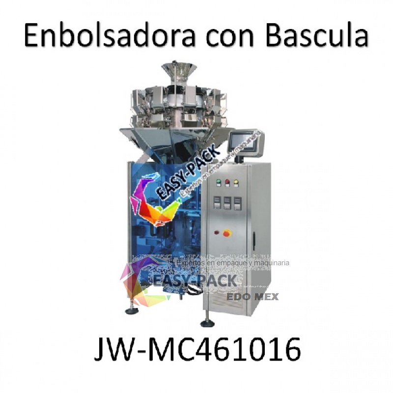 Embolsadora con Bascula 2 en 1 de 10 Boquets 1.6L