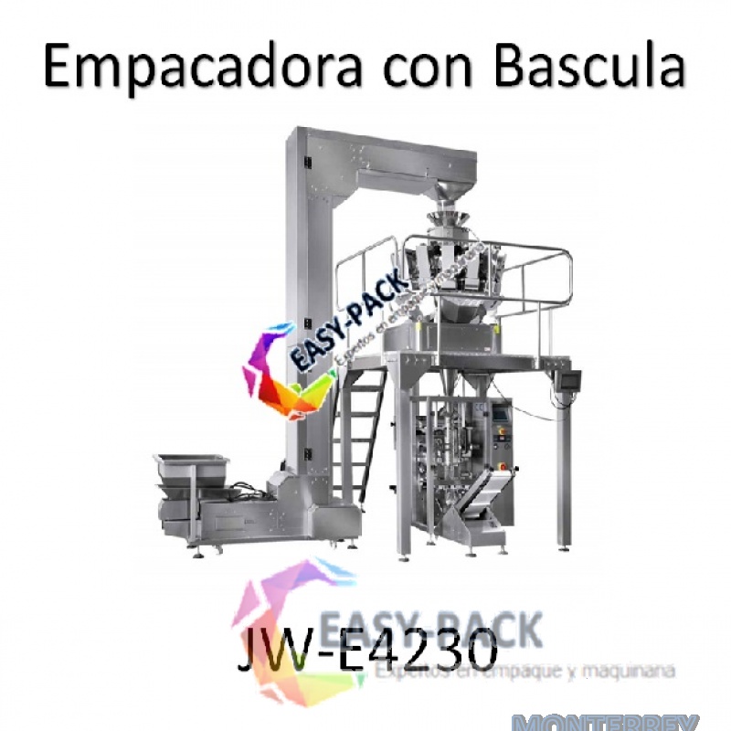 Embolzadora con Bascula de 14 Boquets Chica 2.5L