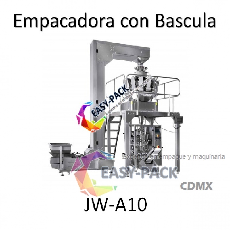 Embolzadora con Bascula de 10 Boquets Estándar Chica 2.5L