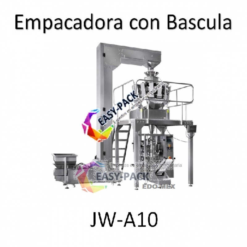Embolzadora con Bascula de 10 Boquets Estándar Chica 2.5L